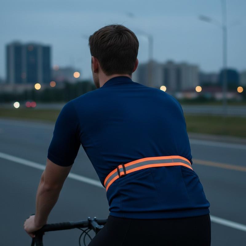 Running Visibility Gear - Ceintures réfléchissantes élastiques réglables pour la