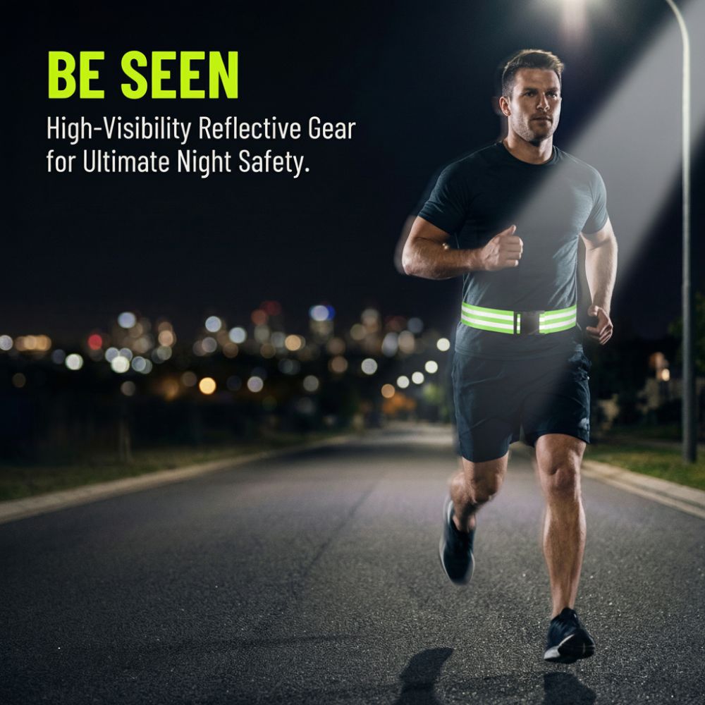 Ceinture réfléchissante extens - Running Gear Yellow avis et prix
