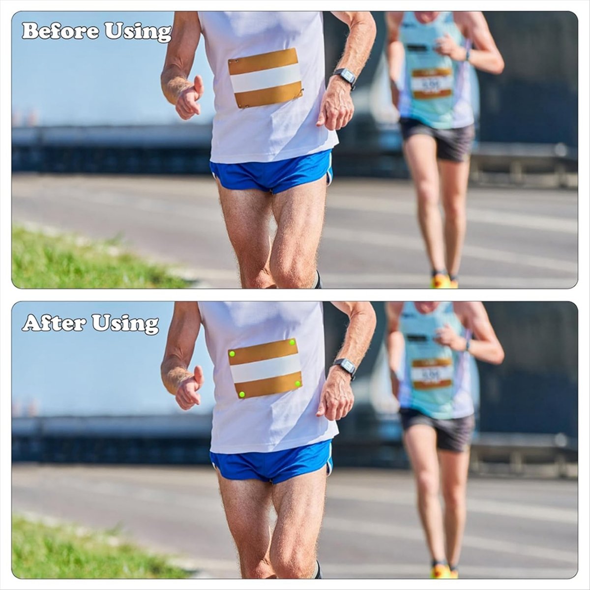 ABJX 12 pièces Clips de fixati - Running Gear Marathon avis et prix